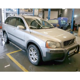 Kengurina stienis WT004 Black (nerūsējošais tērauds) Volvo XC90 2002–2014 foto 2