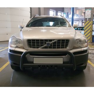 Kengurina stienis WT004 Black (nerūsējošais tērauds) Volvo XC90 2002–2014 foto 1