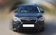 Subaru Forester 2013–2018 Bullbar WT003 Black (nerūsējošais tērauds) foto 4