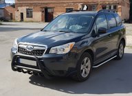 Subaru Forester 2013–2018 Bullbar WT003 Black (nerūsējošais tērauds) foto 1