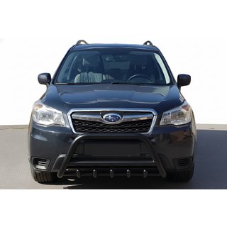 Bullbar WT003 Black (nerūsējošais tērauds) Subaru Forester 2013–2018 foto 3
