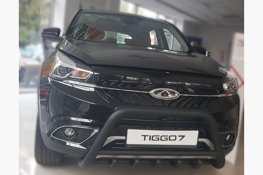 Chery Tiggo 7 2016–2019 Bullbar WT003 Black (nerūsējošais tērauds) Foto 3