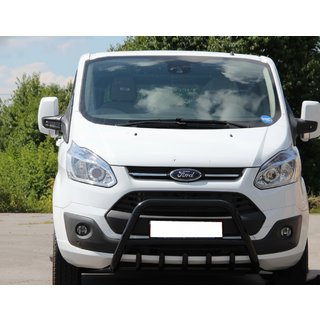 Bullbar WT003 Black (nerūsējošais tērauds) Ford Custom 2013–2022 foto 3