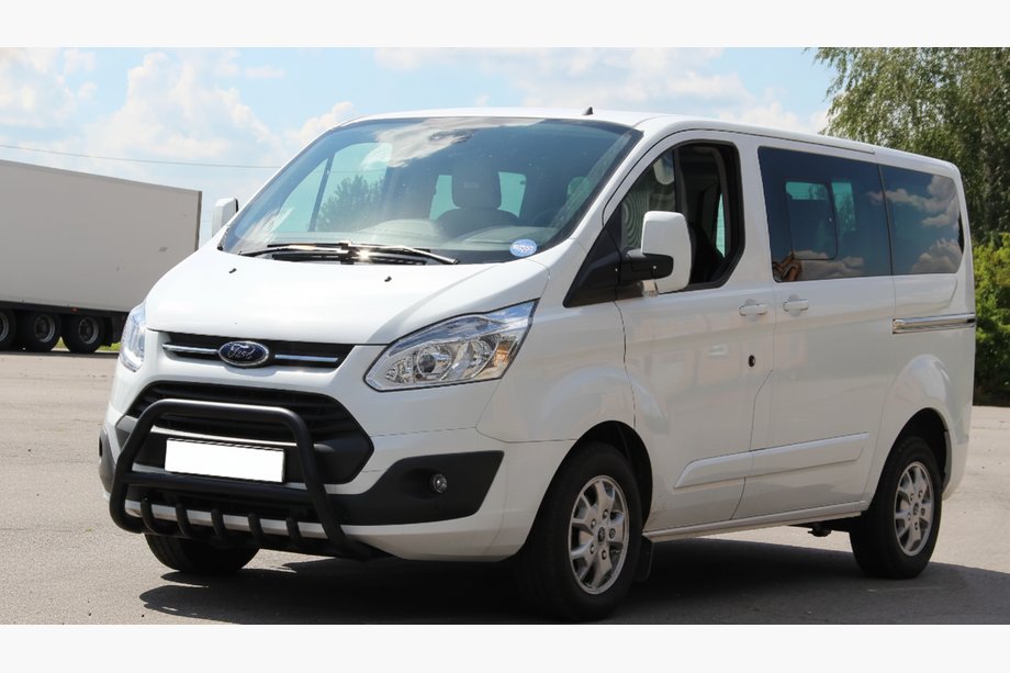 Ford Custom 2013–2022 Bullbar WT003 Black (nerūsējošais tērauds) Image