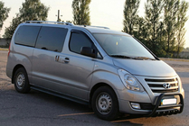 Hyundai H300, H1, Starex 2008–2020 Bullbar WT003 Black (nerūsējošais tērauds) foto 5