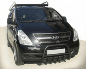 Hyundai H300, H1, Starex 2008–2020 Bullbar WT003 Black (nerūsējošais tērauds) foto 6