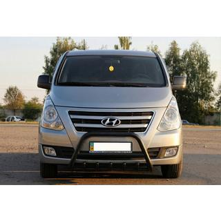 Bullbar WT003 Black (nerūsējošais tērauds) Hyundai H300, H1, Starex 2008–2020 foto 1