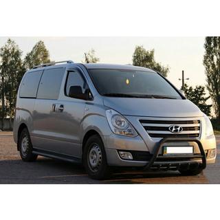Bullbar WT003 Black (nerūsējošais tērauds) Hyundai H300, H1, Starex 2008–2020 foto 4