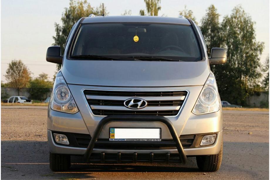 Hyundai H300, H1, Starex 2008–2020 Bullbar WT003 Black (nerūsējošais tērauds) Image