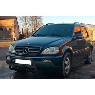 Kengurubārs WT004 Black (nerūsējošais tērauds) Mercedes ML W163 1997–2005 foto 3