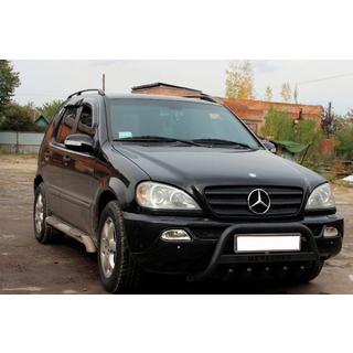 Kengurubārs WT004 Black (nerūsējošais tērauds) Mercedes ML W163 1997–2005 foto 1