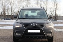 Skoda Yeti 2009–2017 Bullbar WT003 Black (nerūsējošais tērauds) foto 3