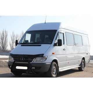 Bullbārs WT003 Black (nerūsējošais tērauds) Mercedes Sprinter W901/902/903/904/905 1995–2006 foto 1