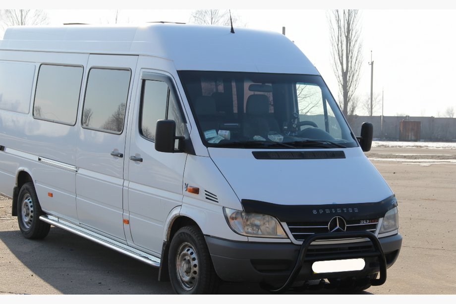 Mercedes Sprinter W901/902/903/904/905 1995–2006 Bullbārs WT003 Black (nerūsējošais tērauds) 1995–2000 Foto 4