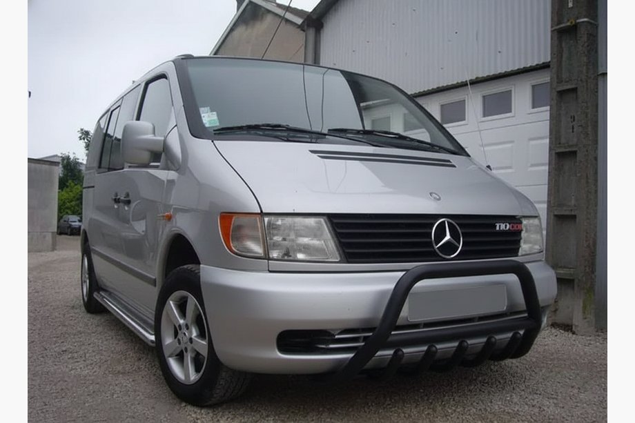 Mercedes Vito W638 1996–2003 Bullbārs WT003 Black (nerūsējošais tērauds) Image