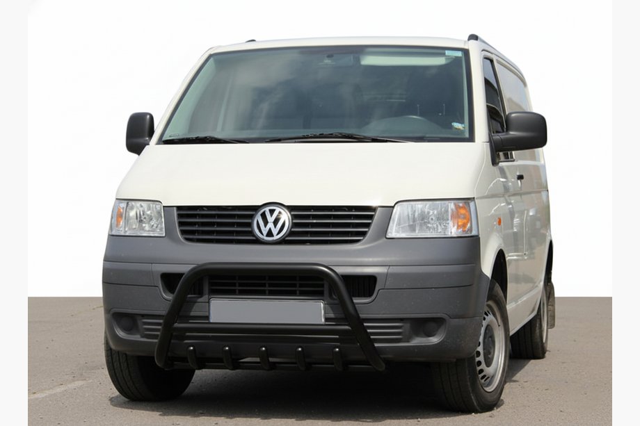 Volkswagen T5 Multivan 2003–2010 Bullbārs WT003 Black (nerūsējošais tērauds) Image