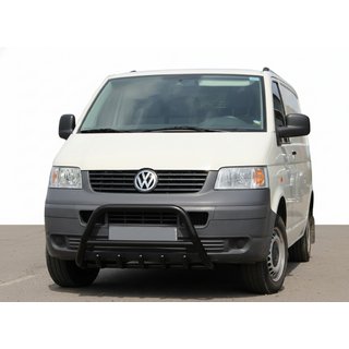 Bullbārs WT003 Black (nerūsējošais tērauds) Volkswagen T5 Caravelle 2004–2010 foto 1