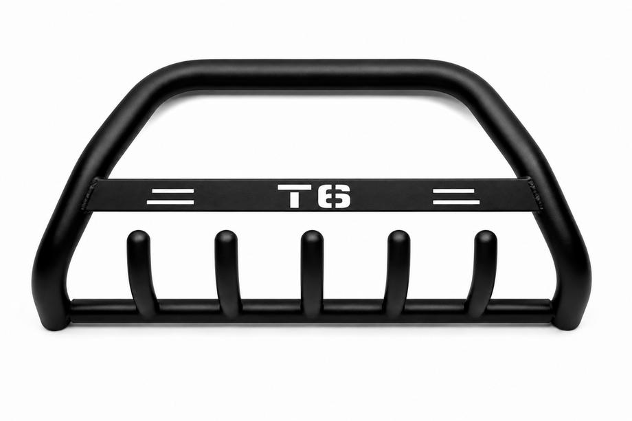 Volkswagen T6 2015–2024 Kengurubārs WT004 Black (nerūsējošais tērauds) Image