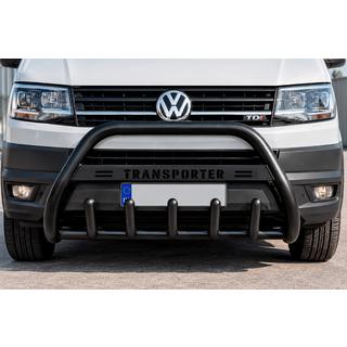 Kengurubārs WT004 Black (nerūsējošais tērauds) Volkswagen T4 Transporter 1990–2003 foto 1