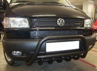 Volkswagen T4 Transporter 1990–2003 Bullbārs WT003 Black (nerūsējošais tērauds) foto 7