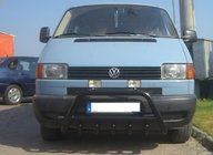 Volkswagen T4 Transporter 1990–2003 Bullbārs WT003 Black (nerūsējošais tērauds) foto 6