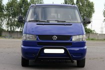 Volkswagen T4 Transporter 1990–2003 Bullbārs WT003 Black (nerūsējošais tērauds) foto 4