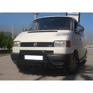 Bullbārs WT003 Black (nerūsējošais tērauds) Volkswagen T4 Transporter 1990–2003 foto 1