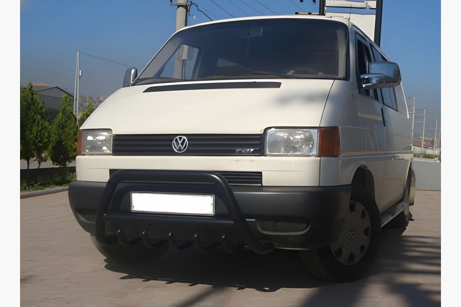 Volkswagen T4 Transporter 1990–2003 Bullbārs WT003 Black (nerūsējošais tērauds) Image