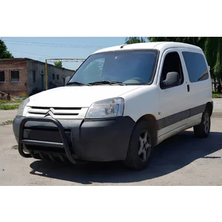 Bullbar WT003 Black (nerūsējošais tērauds) Citroen Berlingo 1996–2008 foto 3