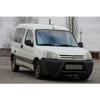 Bullbar WT003 Black (nerūsējošais tērauds) Citroen Berlingo 1996–2008 foto 1