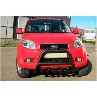 Priekšējais aizsargstienis WT003 Black (nerūsējošais tērauds) Daihatsu Terios 2006–2017 foto 1