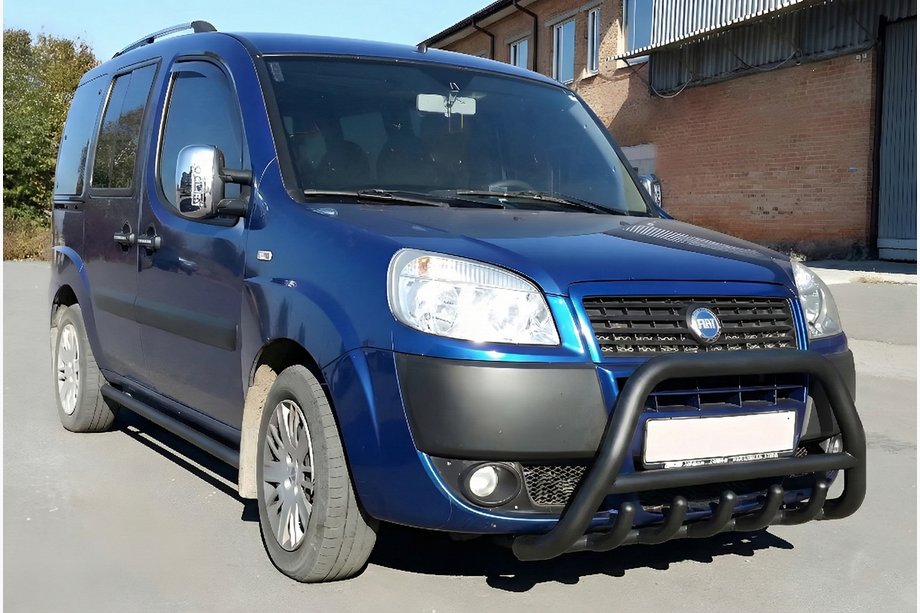 Fiat Doblo I 2001–2005 Kengurjatniks WT003 Black (melns) Image