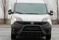 Fiat Doblo II 2010–2022 Bullbārs WT003 Black (nerūsējošais tērauds) foto 1