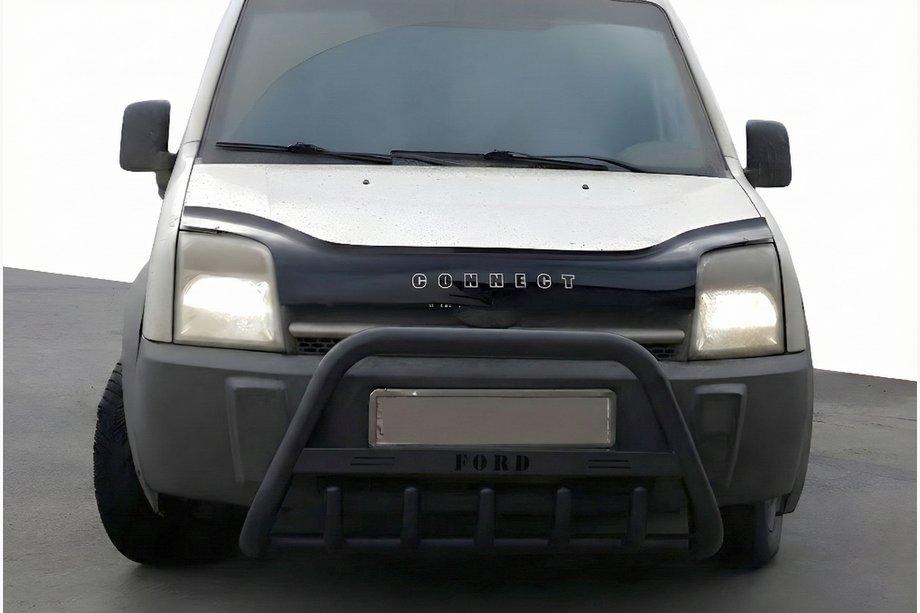 Ford Connect 2010–2013 Kengurina stienis WT004 Black (nerūsējošais tērauds) Image