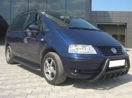 Ford Galaxy 1995–2006 Bullbar WT003 Black (nerūsējošais tērauds) foto 2