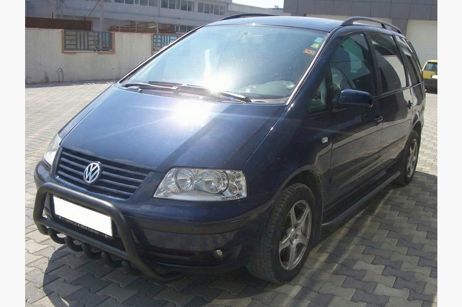 Ford Galaxy 1995–2006 Bullbar WT003 Black (nerūsējošais tērauds) Image
