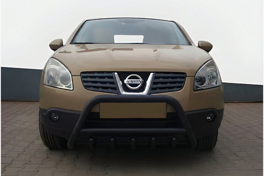 Nissan Qashqai 2010–2014 Bullbar WT003 Black (nerūsējošais tērauds) Image