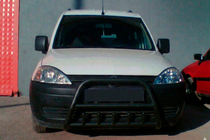 Opel Combo 2002–2012 Bullbar WT003 Black (nerūsējošais tērauds) foto 1