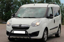 Opel Combo 2012–2018 Bullbar WT003 Black (nerūsējošais tērauds) foto 1