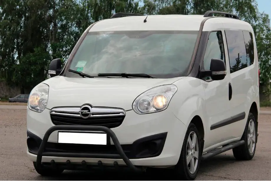 Opel Combo 2012–2018 Bullbar WT003 Black (nerūsējošais tērauds) Image