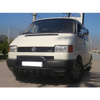 Bullbar WT003 Black (nerūsējošais tērauds) Volkswagen T4 Caravelle/Multivan 1990–2003 foto 2