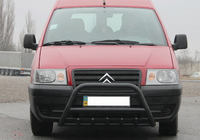Citroen Jumpy 1996–2007 Bullbar WT003 Black (nerūsējošais tērauds) foto 3