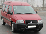 Citroen Jumpy 1996–2007 Bullbar WT003 Black (nerūsējošais tērauds) foto 4