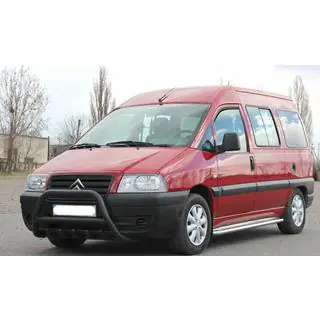 Bullbar WT003 Black (nerūsējošais tērauds) Citroen Jumpy 1996–2007 foto 1