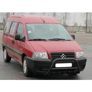 Bullbar WT003 Black (nerūsējošais tērauds) Citroen Jumpy 1996–2007 foto 4