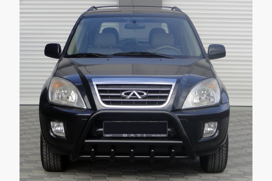Chery Tiggo 1 2005–2016 Bullbar WT003 Black (nerūsējošais tērauds) Image