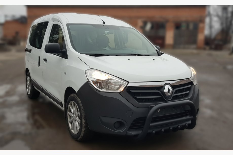 Renault Lodgy 2013–2022 Bullbar WT003 Black (nerūsējošais tērauds) Image