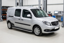 Mercedes Citan 2013–2021 Sānu pakāpieni Maydos V1 (2 gab., alumīnijs / nerūsējošais tērauds) foto 1