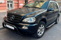 Mercedes ML W163 1997–2005 Sānu sliekšņi Duru (2 gab., alumīnijs) foto 5