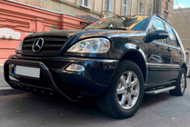 Mercedes ML W163 1997–2005 Sānu sliekšņi Duru (2 gab., alumīnijs) foto 6